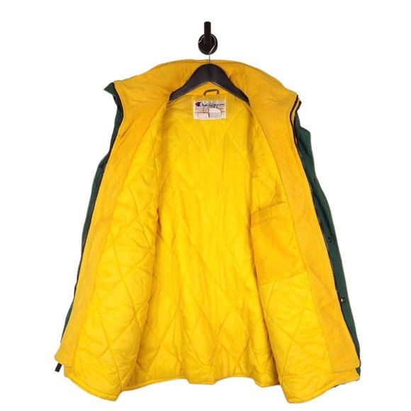 90's Champion NBA Green Bay Packers Fleece Lined Jacket Size Large - Picture 4 of 6